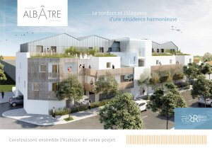 Plaquette commerciale programme immobilier "Albâtre" - Urban Story Promotion